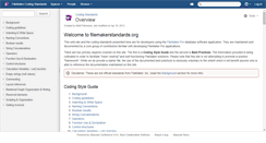 Desktop Screenshot of filemakerstandards.org